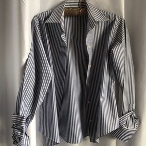 Button down striped shirt